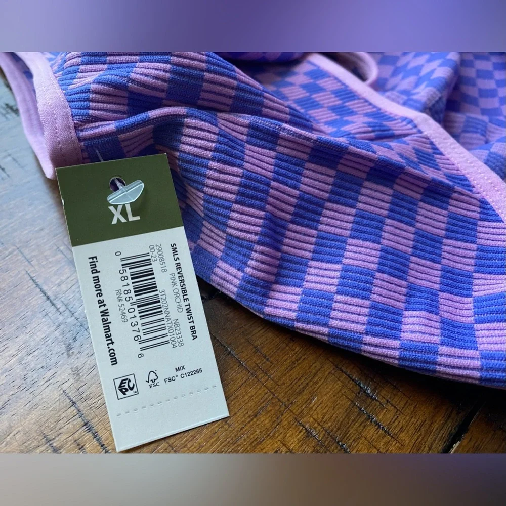 •NWT•No Boundaries Seamless Reversible Twist Bralette- XL